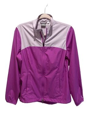 Puma Windbreaker purple/violet zip up jacket. Size S.